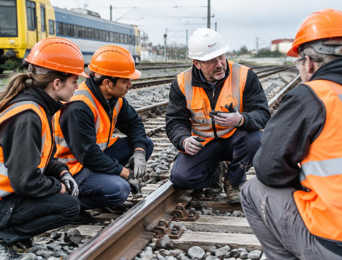 Capacitación ferroviaria en terreno